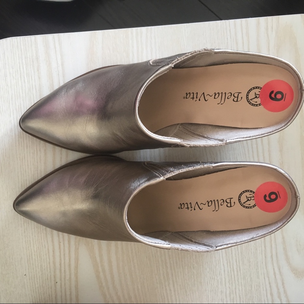 Bella vita Rose gold mules So Comfy